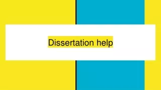 Dissertation Help by greatassignmenthelper.com