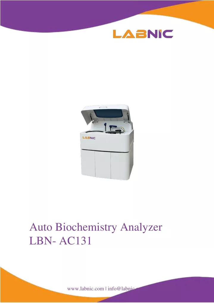 auto biochemistry analyzer lbn ac131