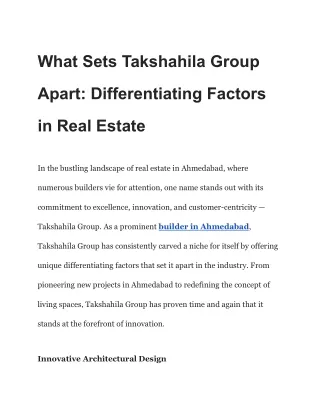what sets takshahila group