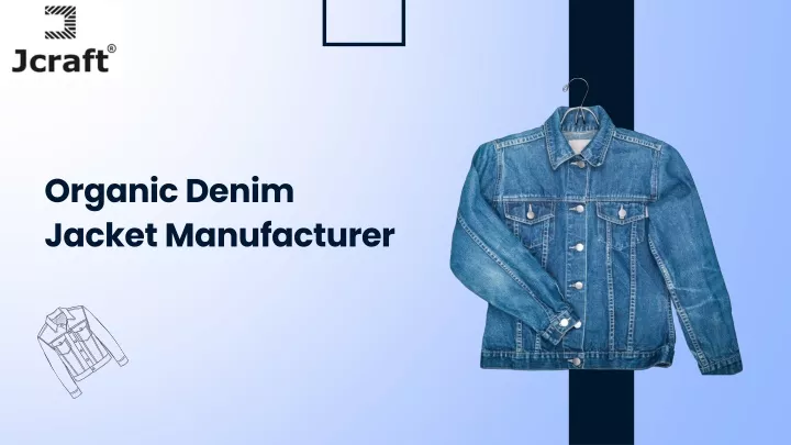 organic denim jacket manufacturer n