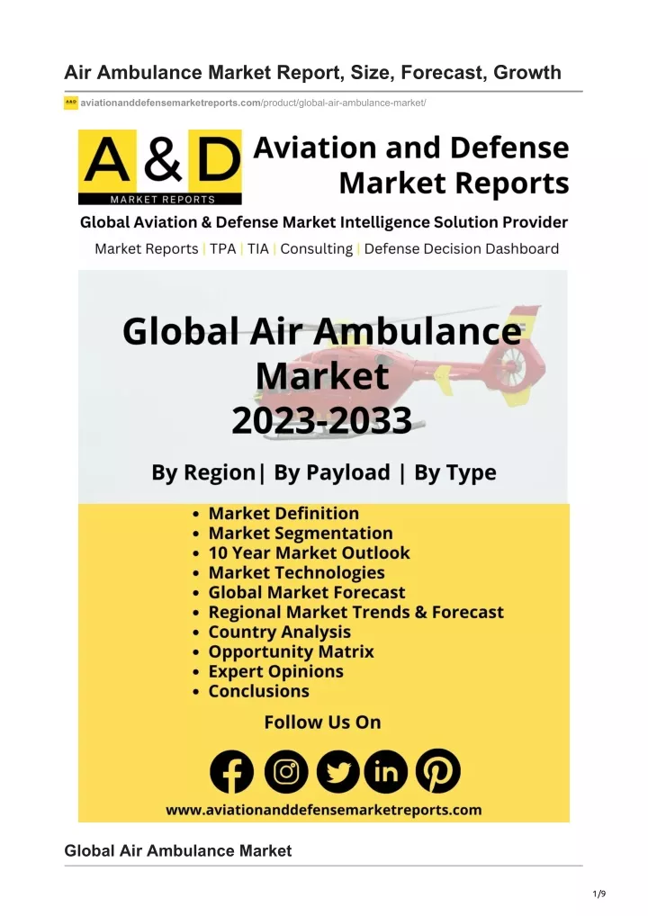 air ambulance market report size forecast growth