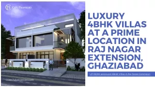 Luxury 4BHK Villas at a Prime Location in Raj Nagar Extension, Ghaziabad (1)