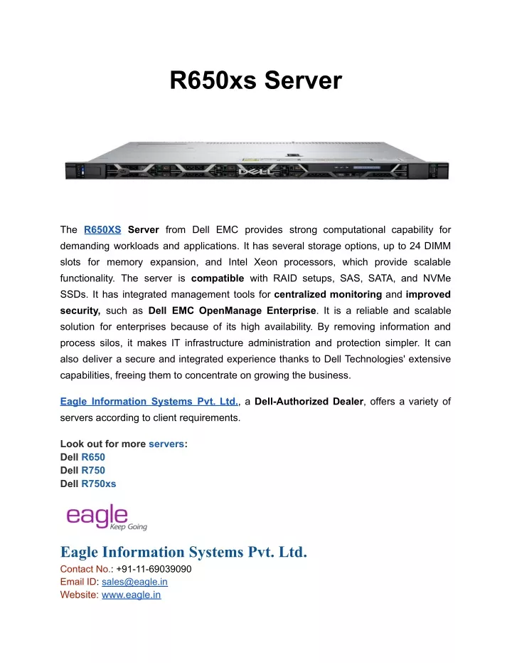 r650xs server