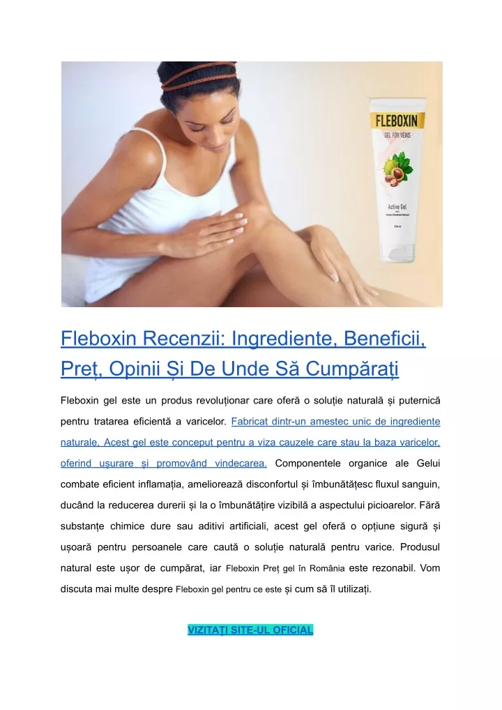 fleboxin recenzii ingrediente beneficii