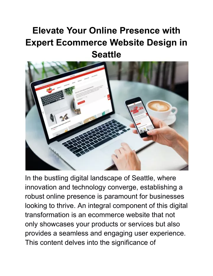 elevate your online presence with expert