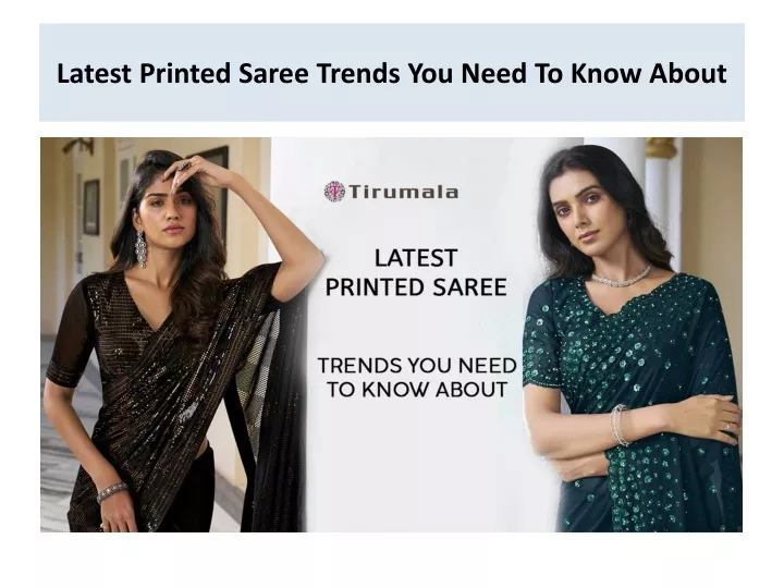 latest printed saree trends you need to know about