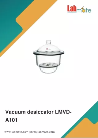 Vacuum-desiccator