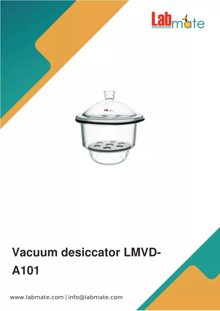 vacuum desiccator lmvd a101