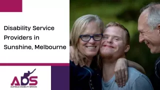 Disability Service Providers in Sunshine, Melbourne