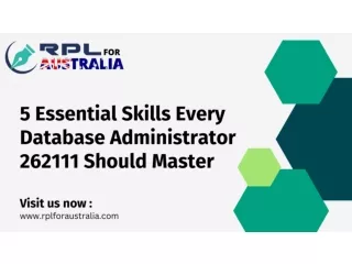 5 Essential Skills Every Database Administrator 262111 Should Master