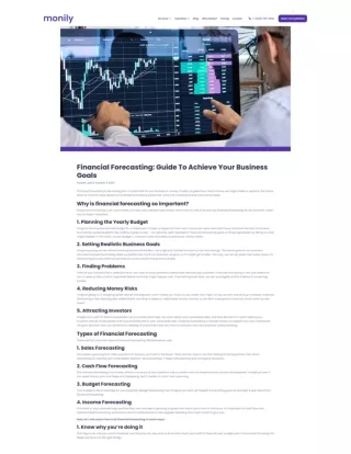 Financial Forecasting Guide To Achieve Your Business Goals