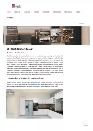 50  Best Kitchen Design - Regalo Kitchens