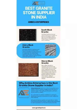 Granite Stone Supplier India|Natural granite stone supplier-Ambica Enterprises