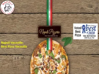Napoli Vacaville- Best Pizza Vacaville