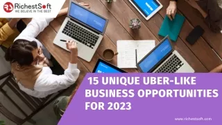 15 Unique Uber-Like Business Opportunities for 2023