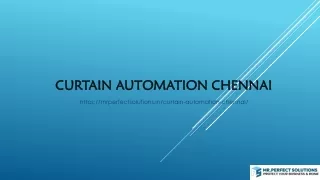 curtain automation c hennai