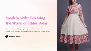 Elevate Your Style with the Best Indian Wear at SparkinStyle