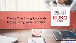 Elevate Your Living Space with Luxury Living Room Furniture