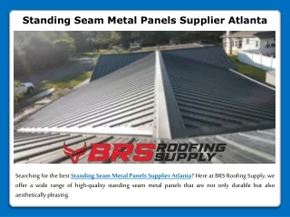 Standing Seam Metal Panels Supplier Atlanta