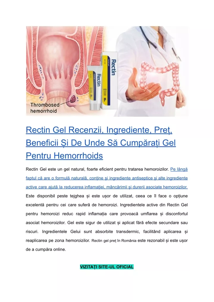 rectin gel recenzii ingrediente pre beneficii