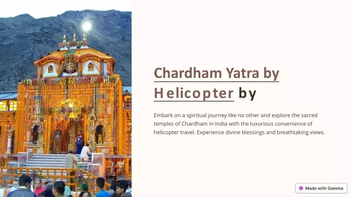 chardham yatra by helicopter by mndtravels