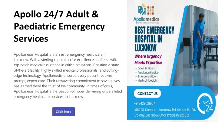 apollo 24 7 adult paediatric emergency services