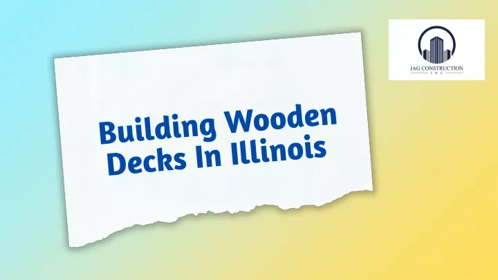 building wooden decks in illinois