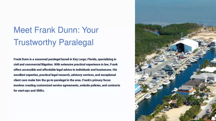 meet frank dunn your trustworthy paralegal