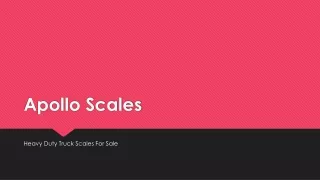 Heavy-duty truck scales for sale