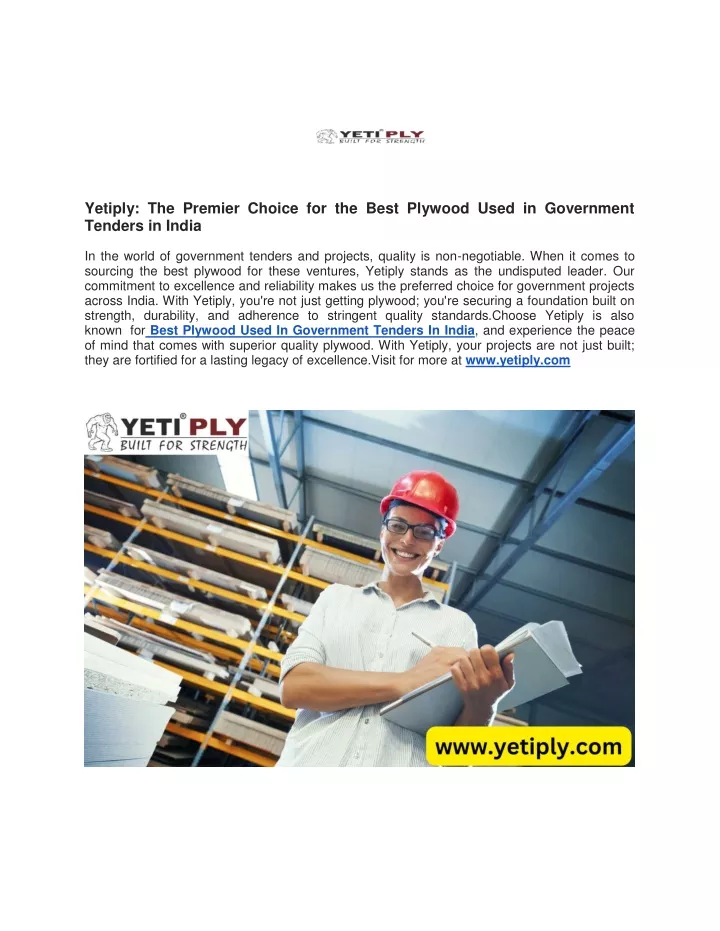 yetiply the premier choice for the best plywood