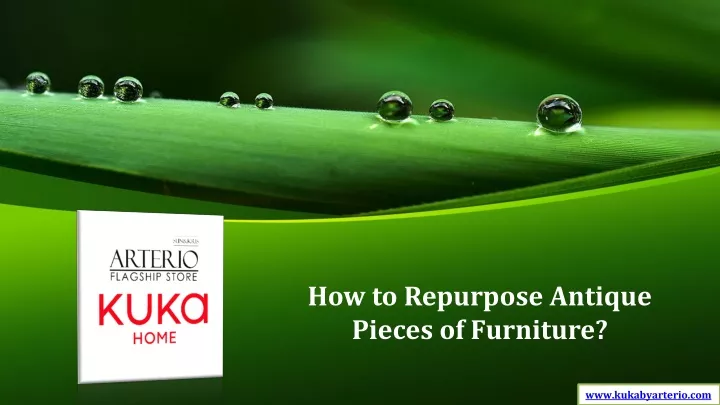 how to repurpose antique pieces of furniture