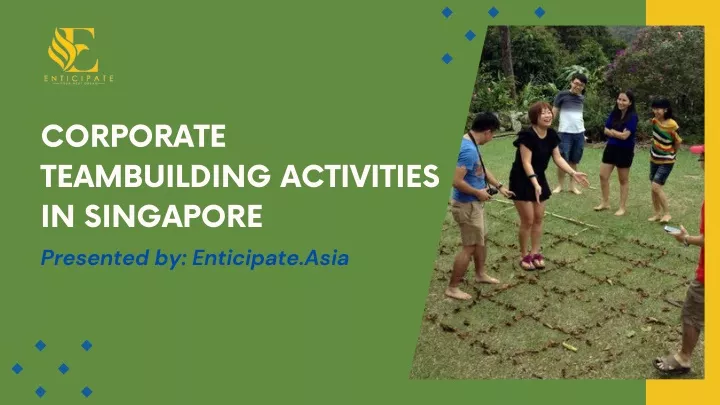 corporate teambuilding activities in singapore