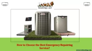 How to Choose the Best Emergency Repairing Service?