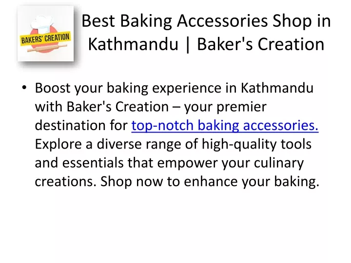 best baking accessories shop in kathmandu baker s creation