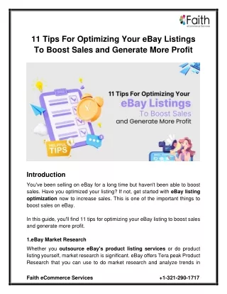 11 tips for optimizing your ebay listings