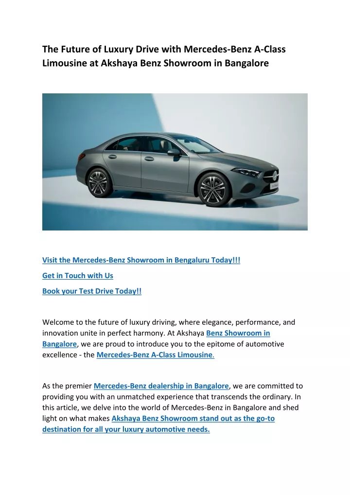 the future of luxury drive with mercedes benz