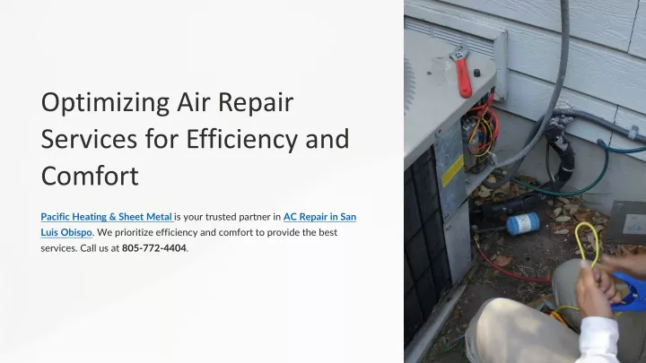 optimizing air repair services for efficiency