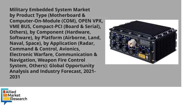 military embedded system market by product type