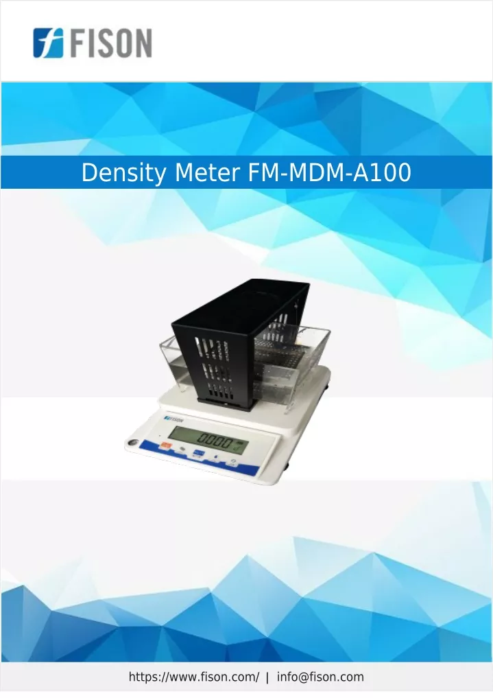 density meter fm mdm a100