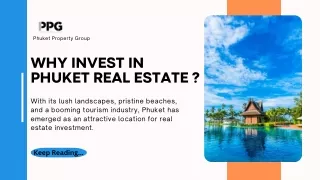 Why Invest in Phuket Real Estate