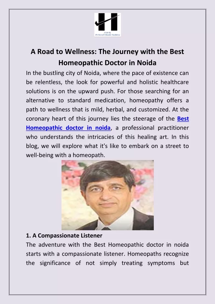 a road to wellness the journey with the best