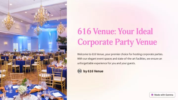 616 venue your ideal corporate party venue