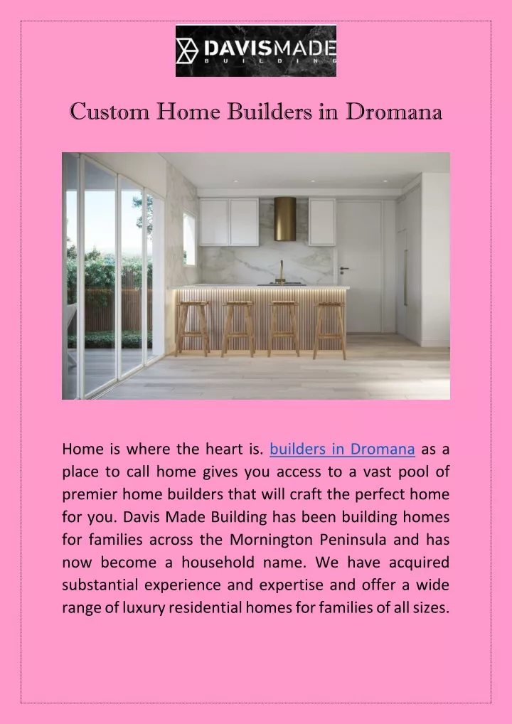 custom home builders in dromana