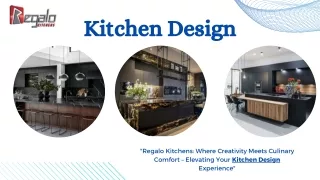 Kitchen Design | Regalo Kitchens