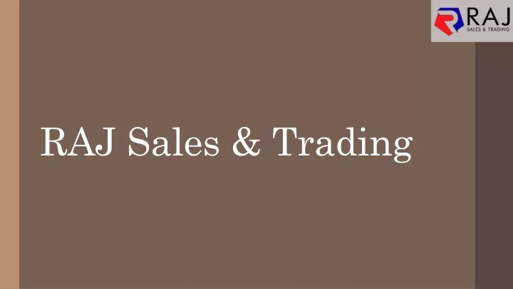 raj sales trading