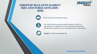 firestop sealants market size and forecasts 2020