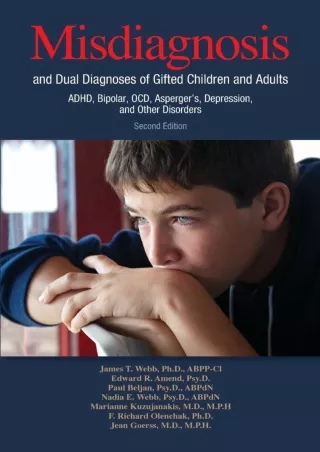 DOWNLOAD/PDF Misdiagnosis and Dual Diagnoses of Gifted Children and Adults: Adhd, Bipolar,