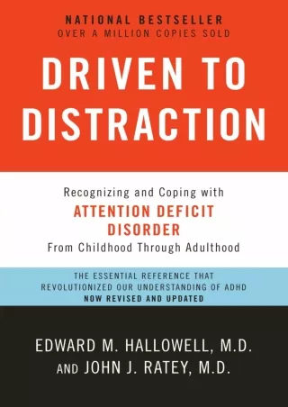 get [PDF] Download Driven to Distraction (Revised): Recognizing and Coping with Attention Deficit
