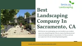 Sacramento Sod Installation | Service Joy Landscaping