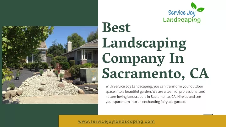 best landscaping company in sacramento ca with